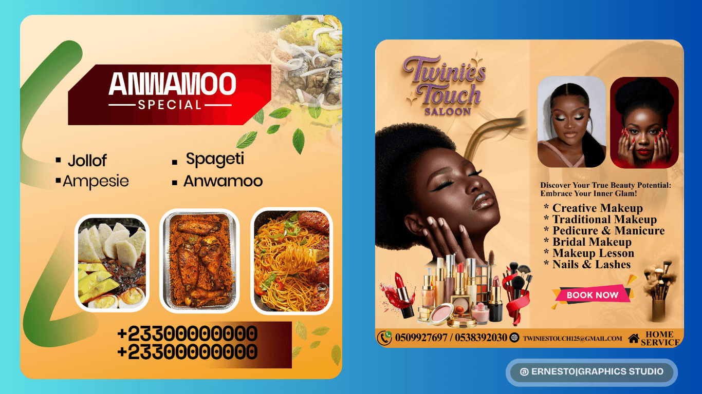 Ernest Boakye Portfolio - Flyers